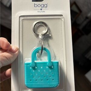BOGG BAG Tiny Tote Keychain - Aqua